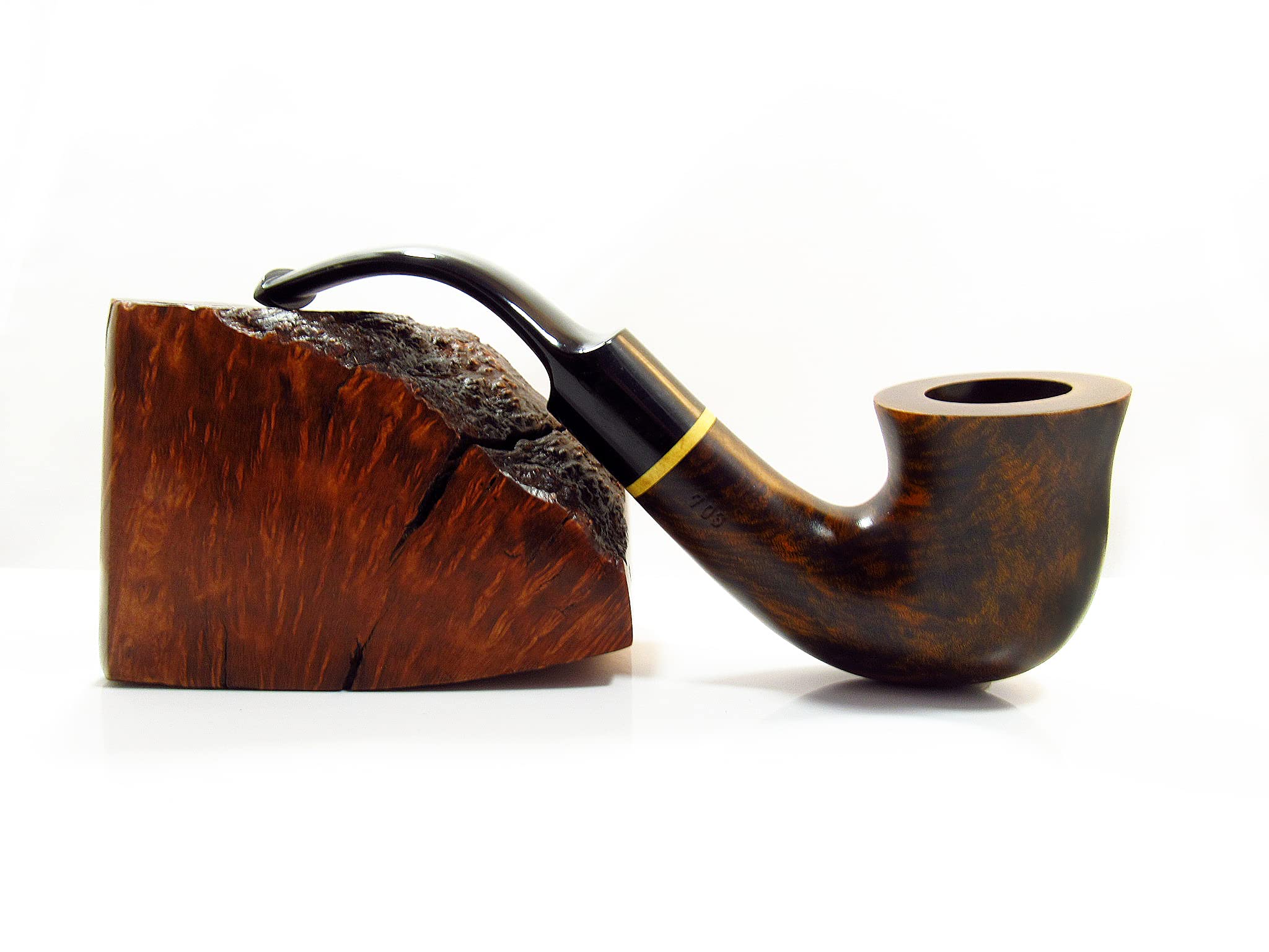 Pipa de tabaco de brezo de moda Briar "JAR" CALABASH BELL HEATHER ROOT WOOD