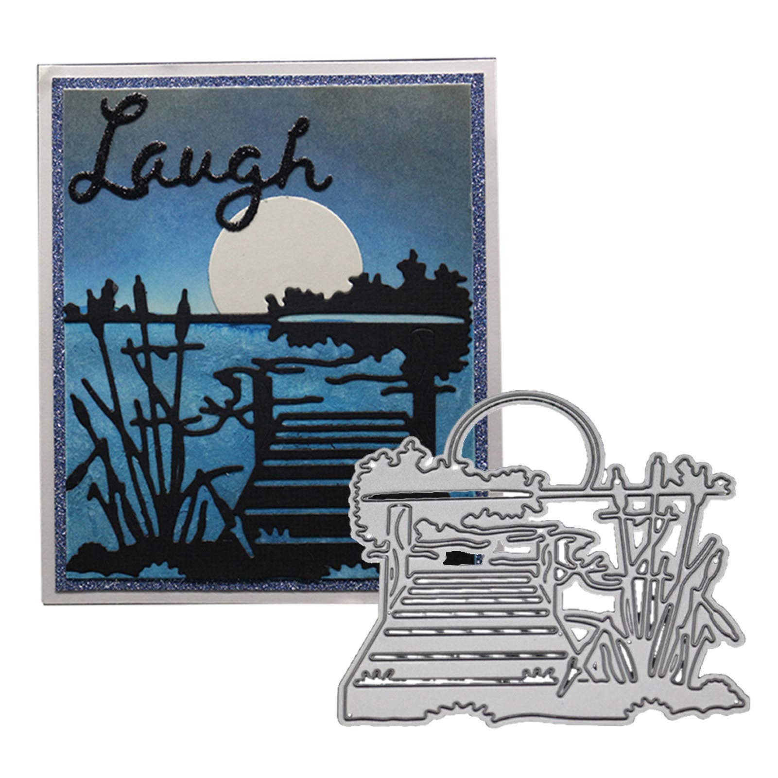 Fustelle per la creazione di biglietti, fustelle in metallo a forma di koala, fai da te, scrapbooking, biglietti di carta, stencil decorativi
