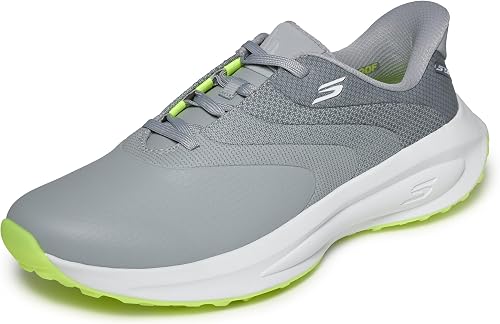 Skechers Homme Go Golf Mens Synthetic Upper Lace Up Spike Less Golf Shoe Slip-in