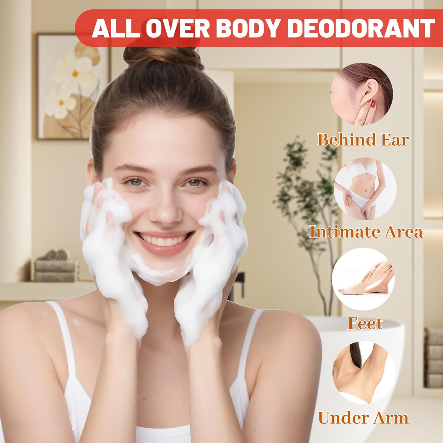 Persimmon Body Wash for Women and Men Odor Control, Natural Deodorizing Pesimmon Soap for Old People Smell Purifying Nonenal Soap, 10.12 Fl. Oz - Image 5