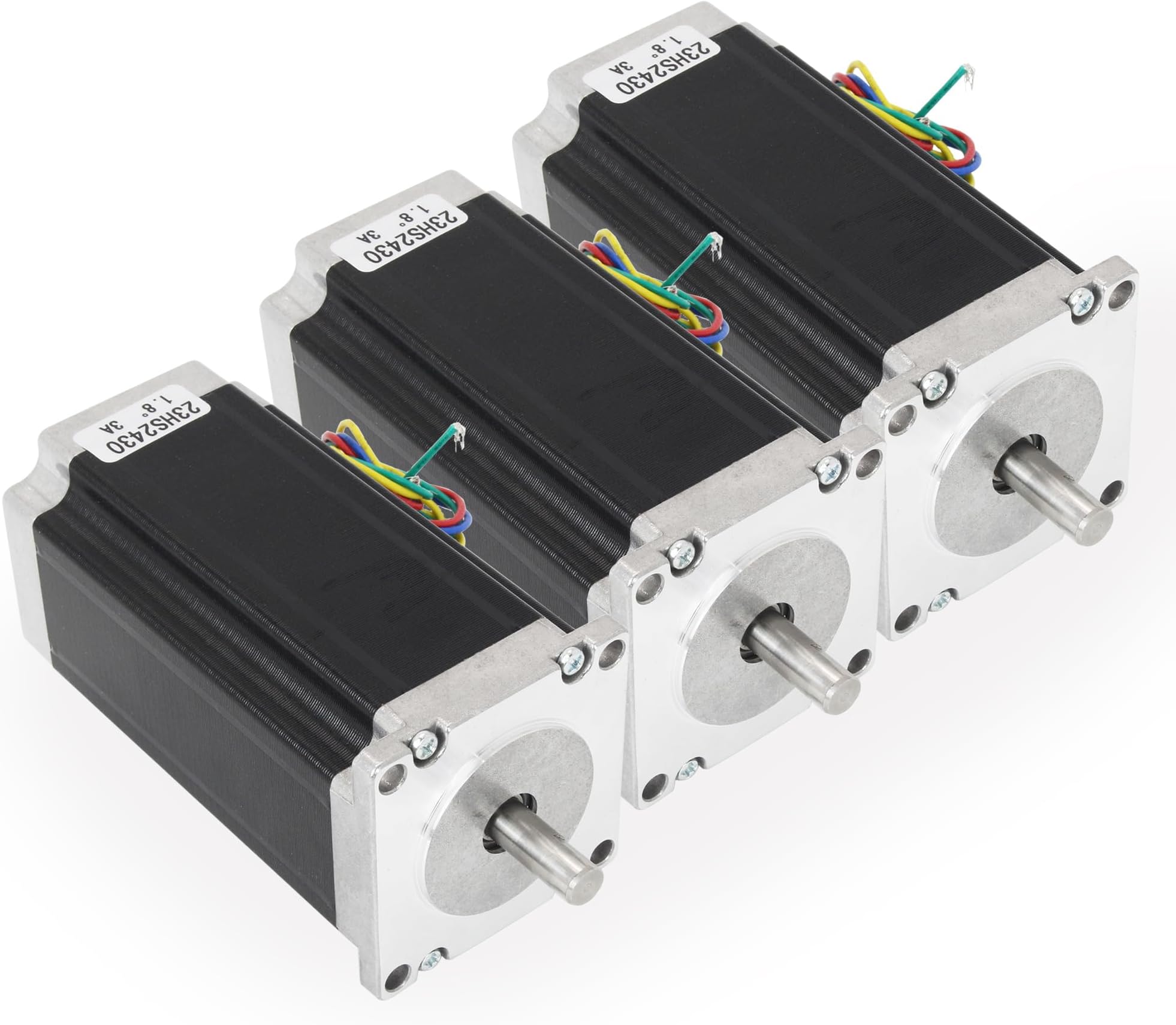 STEPPERONLINE 3PCS 3Nm Nema 23 Stepper Motor 4.2A 4-wires 10mm Shaft ...