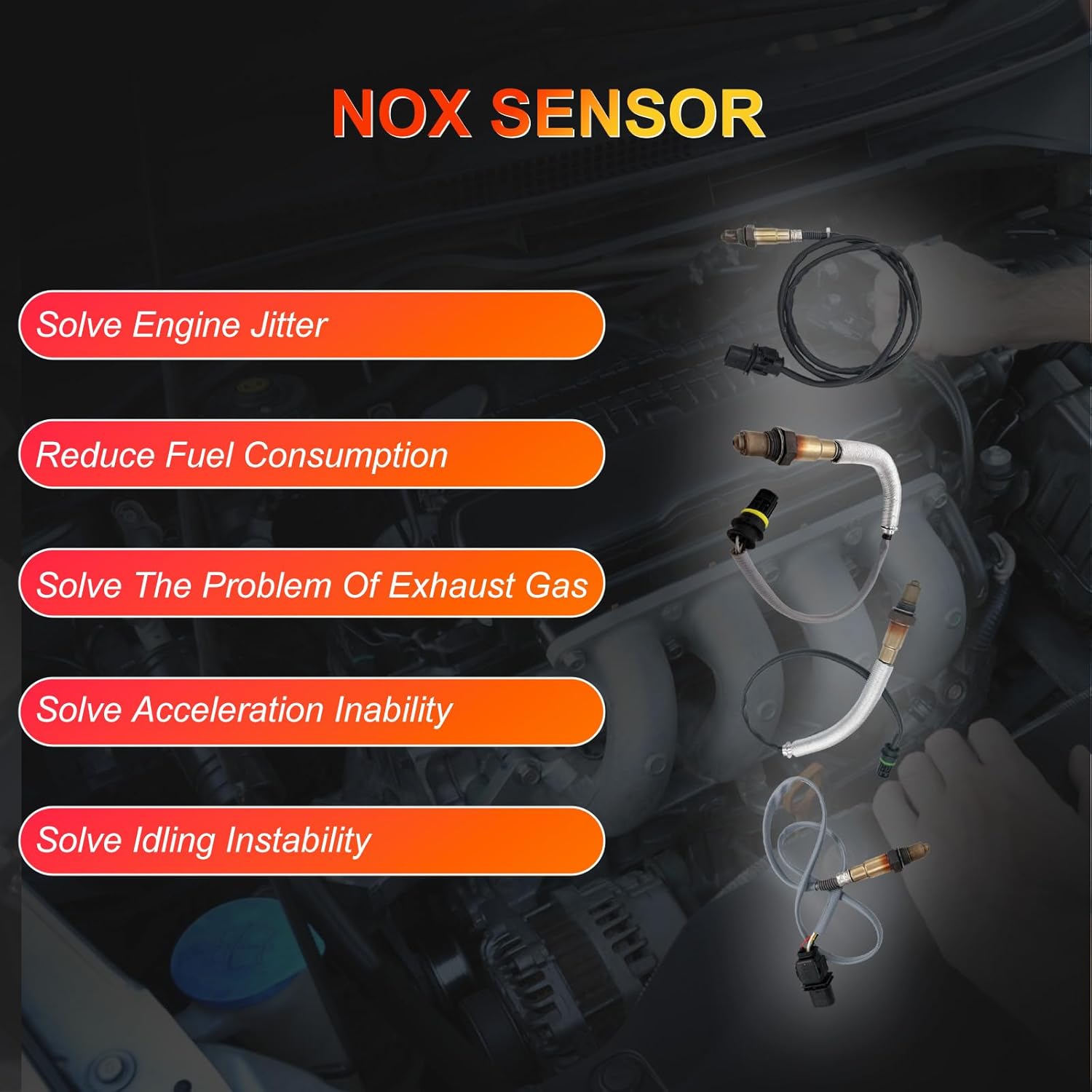 Up+Downstream Oxygen Sensor 4Pcs Fits for BMW E82 E90 E91 E92 E93 E83 128i 328i 328xi X3 X5 2008 2009 2010 2011 2012 2013 3.0L OE 11787558055 11787545075 11787545074 11787540166 11787540167