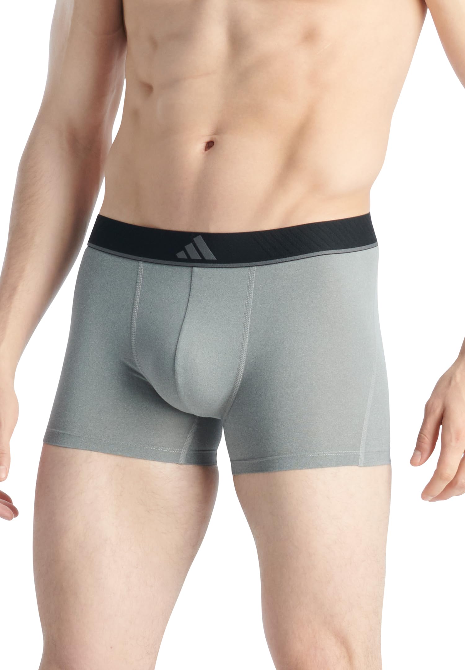 Adidas Performance Stretch Cotton Trunk Underwear (3-Pack) Designed for Active Comfort and All Day Wear. Maillot Homme (Lot de 3)