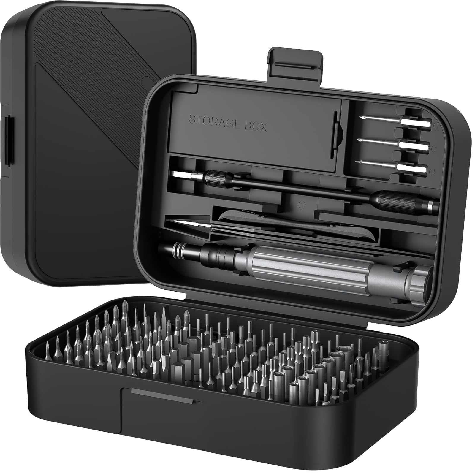 LIFEGOO Precision Screwdriver Set, 150 in 1 Magnetic Screwdriver Set with mini built-in box, Repair Tool Kit for Computer, Laptop, iPhone, Macbook, PC