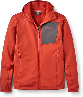 Rab Mens Superflux Hoody - Lightweight Fleece Jacket for Hiking & Climbing