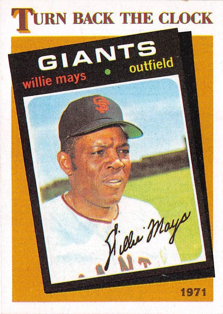 Amazon.com: Willie Mays baseball card (San Francisco Giants) 1985