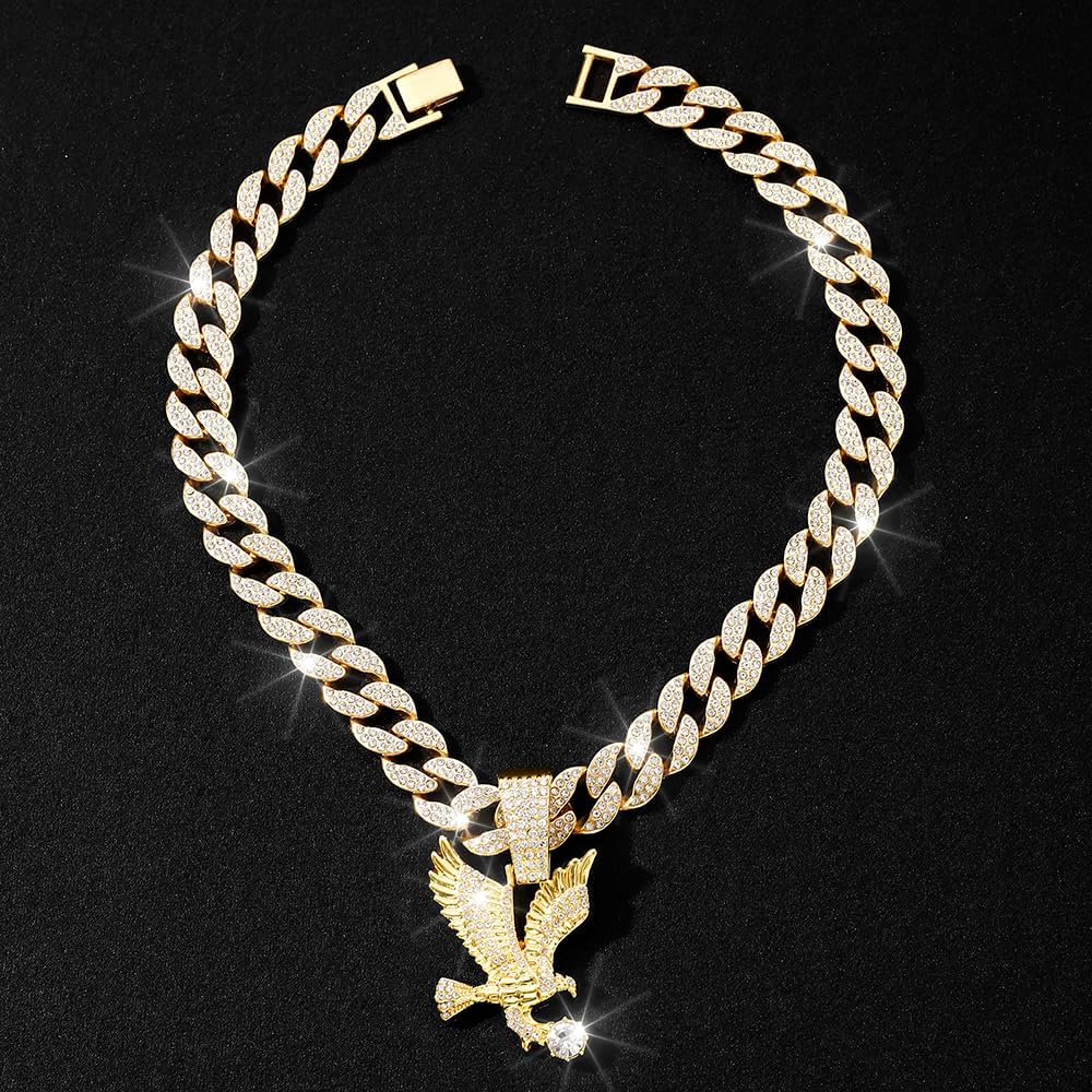 Ice Out Chain for Men Premium Zircon Stones Hypoallergenic Durable Hip-Hop Streetwear Chain Necklace Men - Image 3