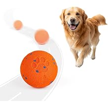 ALL FOR PAWS Interactive Dog Toy, Smart Dog Ball for Medium and Large Dogs, Automatic Moving, Bouncing and Rotating Ball Toy, ETPU Material, Motion-Activated and USB Rechargeable
