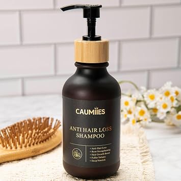 Caumies Herbal Anti-Hair Loss Shampoo for Thinning Hair | Refreshing Oil Control & Root Activation with Ginger & Polygonum Extract | Men & Women - 300ml