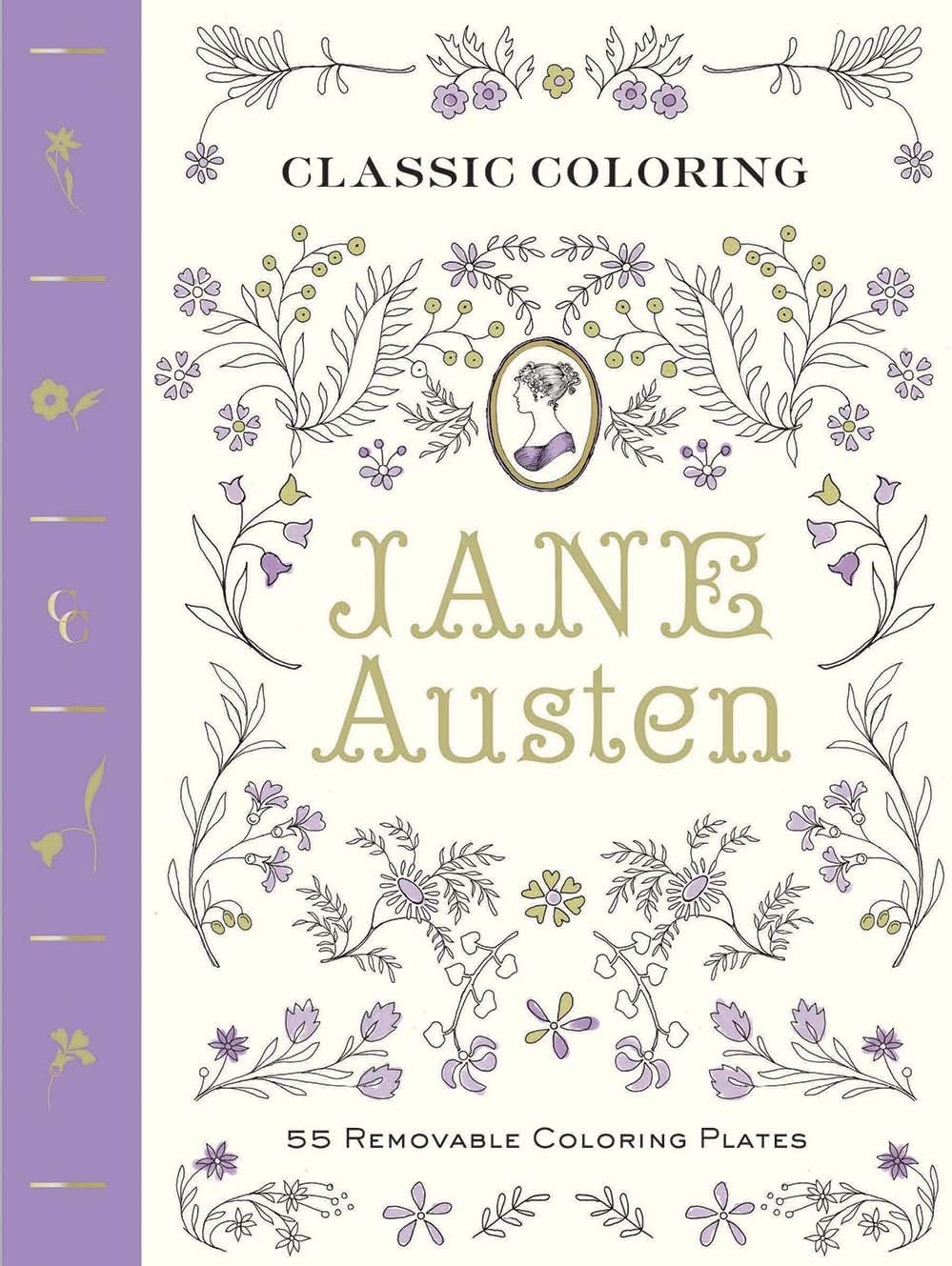 Classic Coloring: Jane Austen (Adult Coloring Book): 55 Removable Coloring Plates