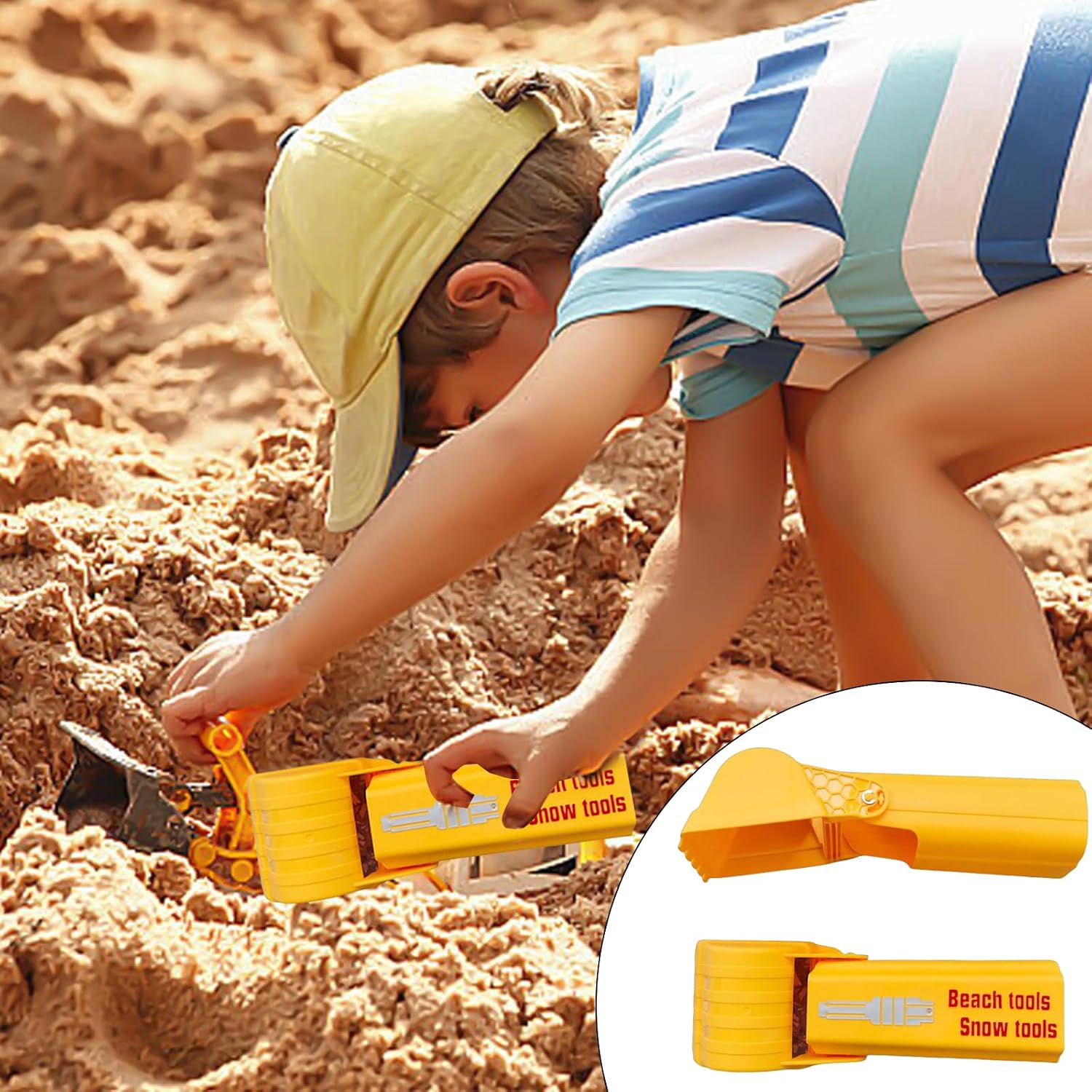 Sand Toy for Digging Long Arm Shovel Tool Seaside Outdoor Play Game for Tool