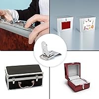 Vista 5 de Pestillo de palanca de resorte mini tamaño Pestillo de caja de herramientas de 44mm/1.73" de longitud - Paquete de 10