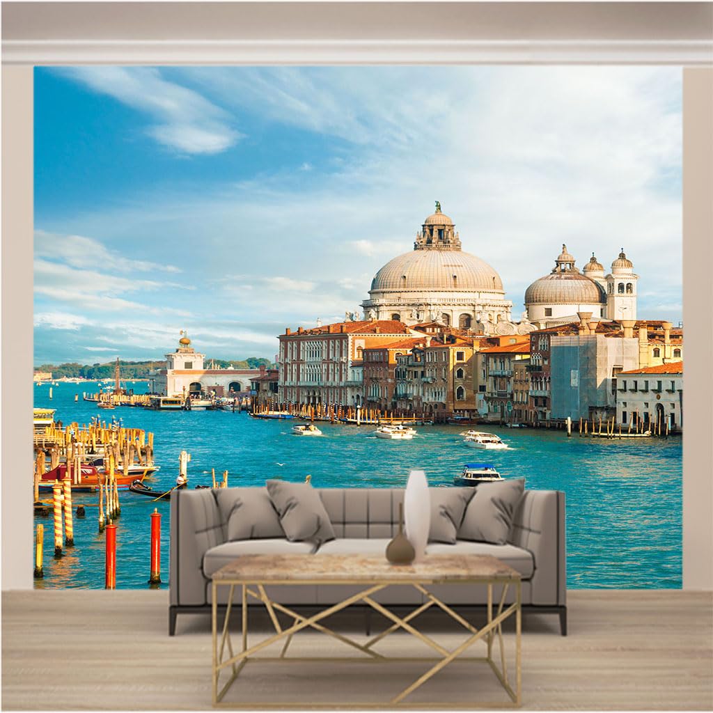 Photo mural 3d Venise pour transformer l'ambiance du salon et s'évader depuis son bureau