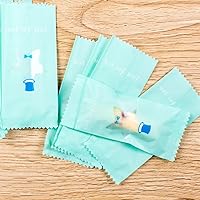 Vista 2 de Surtido de 5 diseños de envoltura de caramelo de turrón 1000 unidades 3.5 x 1.6 pulgadas (B)