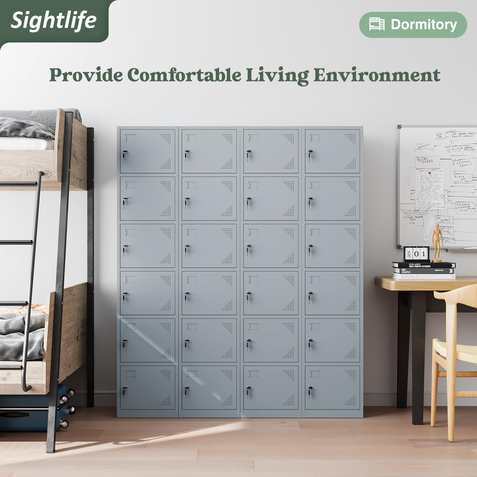 Stahlschrank Schließfachschrank Wertfachschrank Lagerschrank Metallspind Spind Fächerschrank Umkleideschrank Stahlblech Mehrzweckschrank Personalschrank Garderobenspind abschließbar 160 * 38 * 43cm