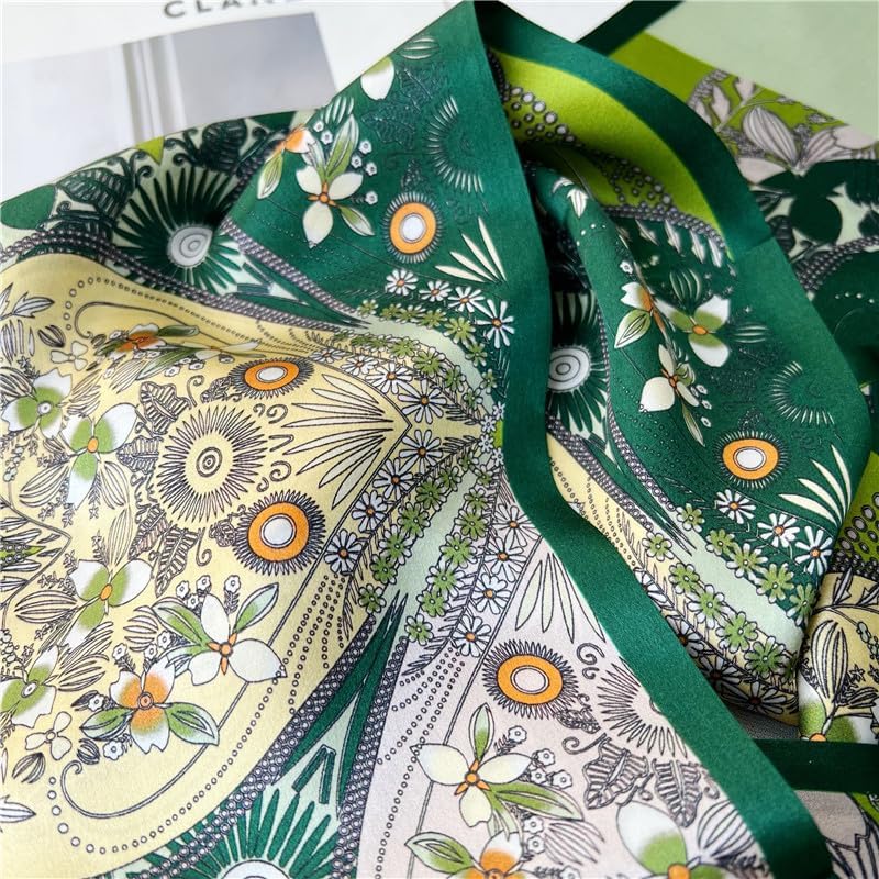 MEISEE 100% Mulberry Silk Scarf for Women 59”*6.3” Long Headscarf Neck Scarf Hair Wraps and Shawls with Gift Packed - Image 4