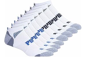 Puma Men's No Show Sport Socks (Extended Size 12-16)