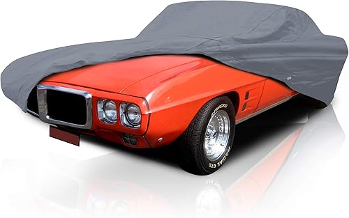 Funda de coche de 5 capas para Pontiac Firebird Trans Am 1970-2001 Coupe de 2 puertas, protección contra arañazos, resistente al viento, a prueba de