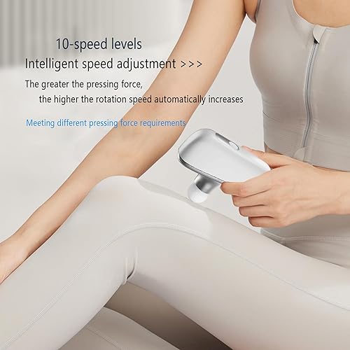 Miniatura 6 de Mini pistola de masaje para fascia portátil y de mano, alivio del dolor muscular en cuello, espalda, pierna, mano, hombro, percusión de tejido