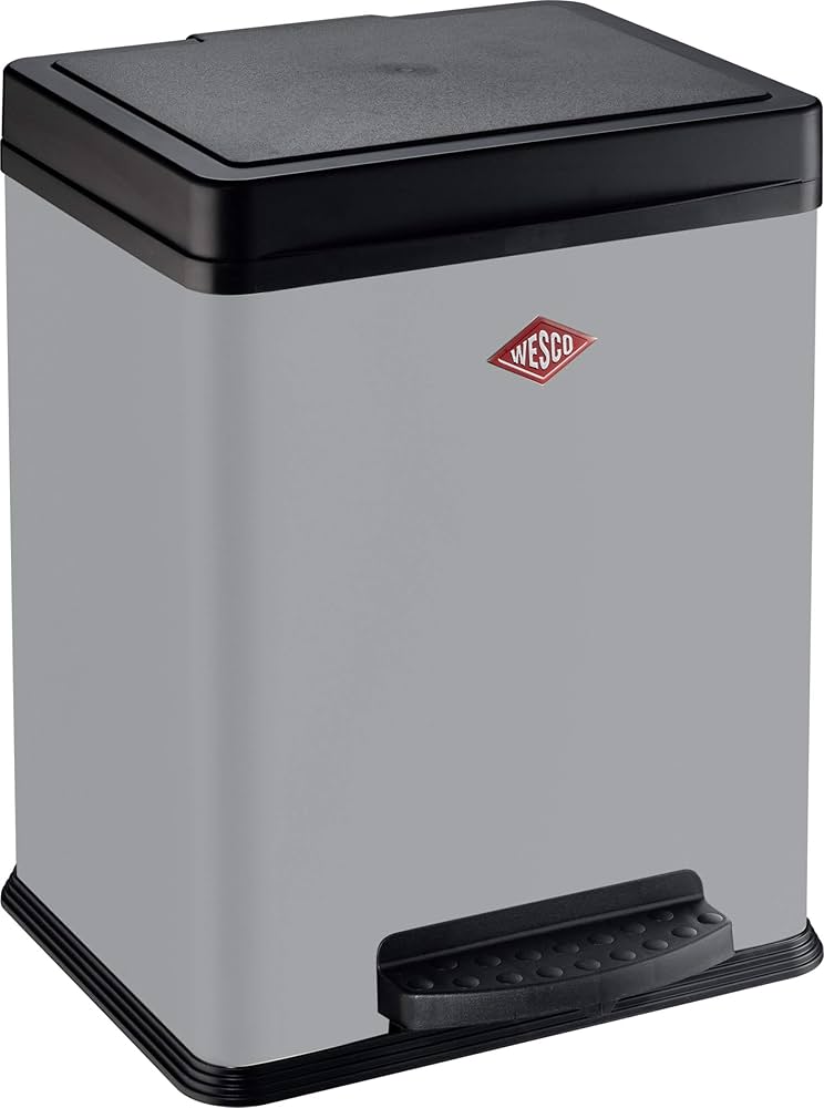 2*3様 WESCO キッチンペダルビン＆プラスチックライナーセパレートダブル7 2*3様 WESCO キッチンペダルビン＆プラスチックライナー