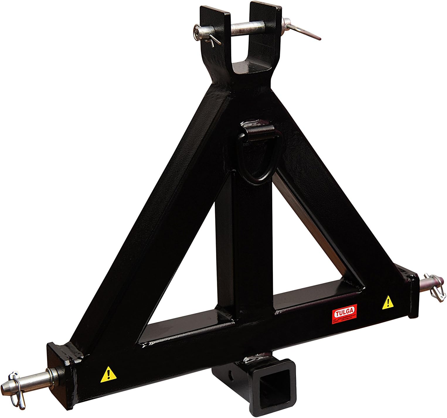 Heavy Duty 3 Point 2" Receiver Adapter Trailer Hitch Category 1 Tractors Subtractor Tow Steel Drawbar Pull Stabilizer for BX Kubota John Deere LM25H WLM Tractor NorTrac Kioti Yanmar Cat