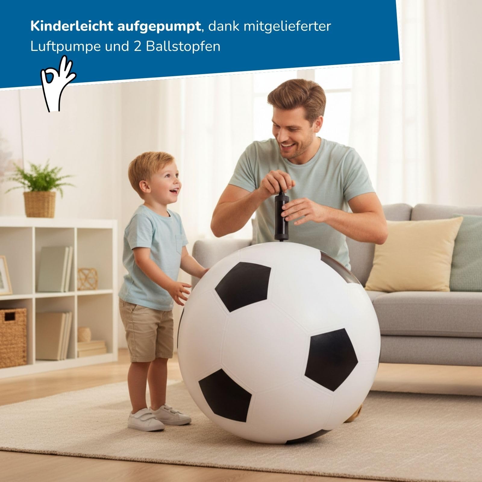 Intex porta da calcio con palla gonfiabile Pallanuoto Tor 140 x 89 x 81 cm giocattolo gonfiabile