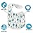 Zainpe 6Pcs Snap Muslin Cotton Bibs for Baby Bear Fox Deer Dog Bib Adjustable Machine Washable Burp Cloths with 6 Absorbent Soft Layers for Unisex Infant Newborn Toddler Drooling Feeding Teething