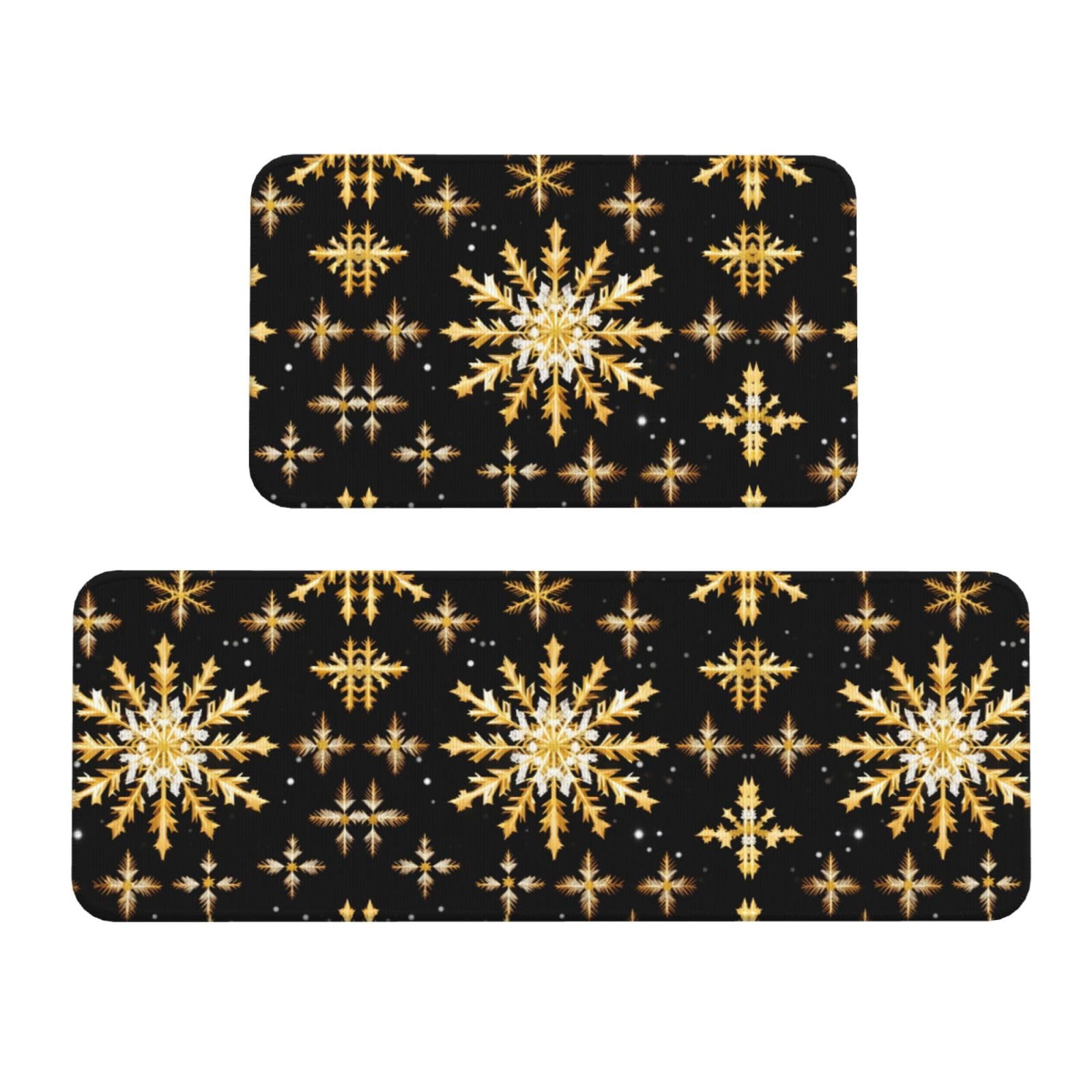 Tapis de cuisine antidérapant lot de 2 pour soulager vos jambes devant l'évier
