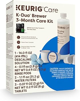 Keurig K-Duo 3 Month Care Brewer Maintenance Kit