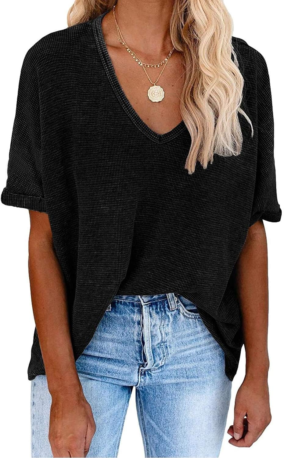 high low cotton tops