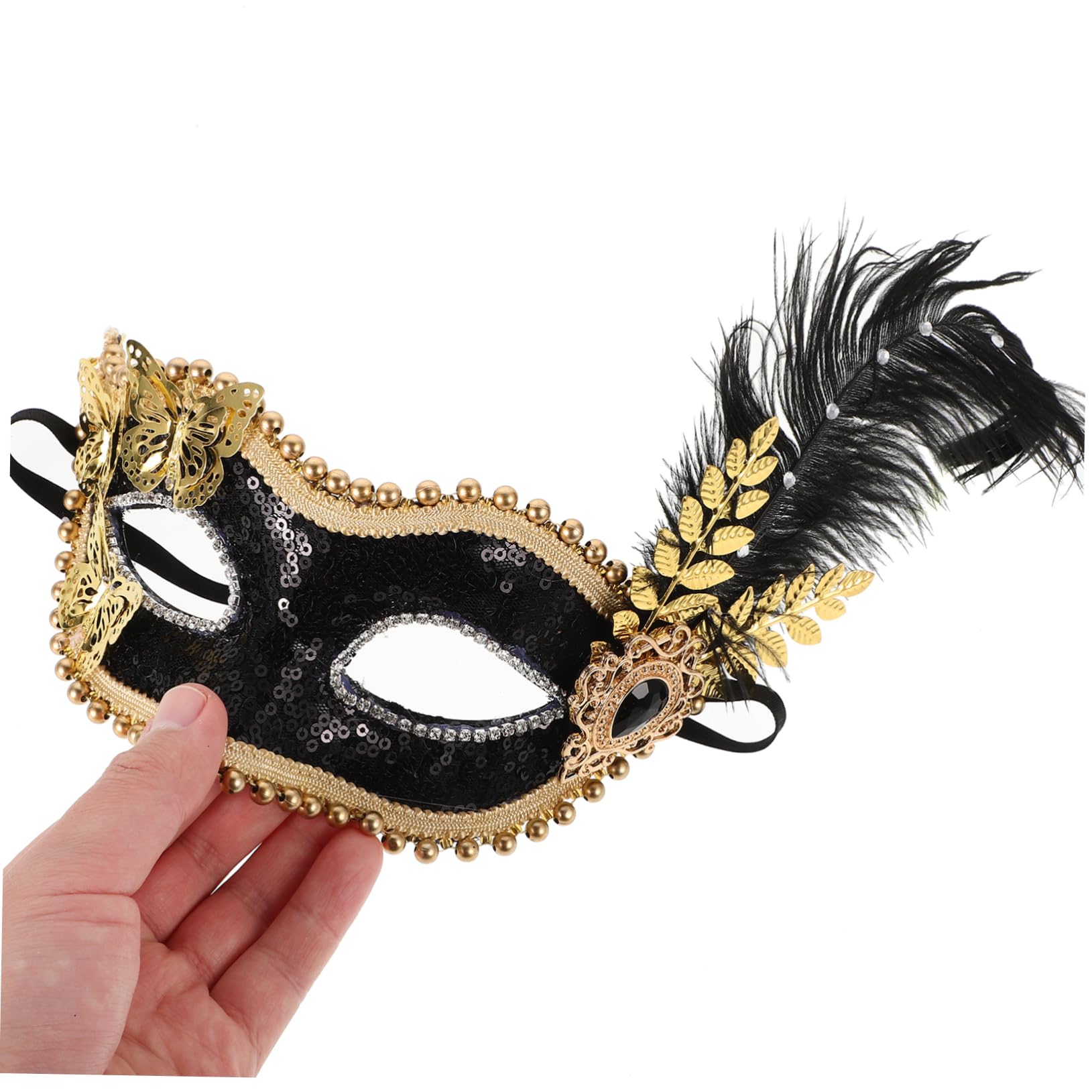 VALICLUD 2piezas Veneciana Vintage Detalles De y Brillantes Para Fiestas De Carnaval Bailes De y Eventos Temáticos Para Mujeres