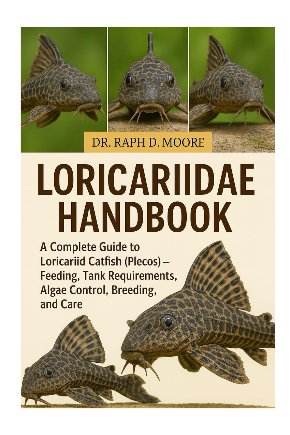 LORICARIIDAE HANDBOOK: A Complete Guide to Loricariid Catfish (Plecos) – Feeding, Tank Requirements, Algae Control, Breeding, and Care