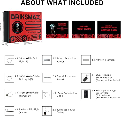 Miniatura 6 de BRIKSMAX Kit de iluminación LED para cámara LEGO-43230 Walt Disney Tribute - Compatible con Lego Disney Building Set- No incluye Lego Set