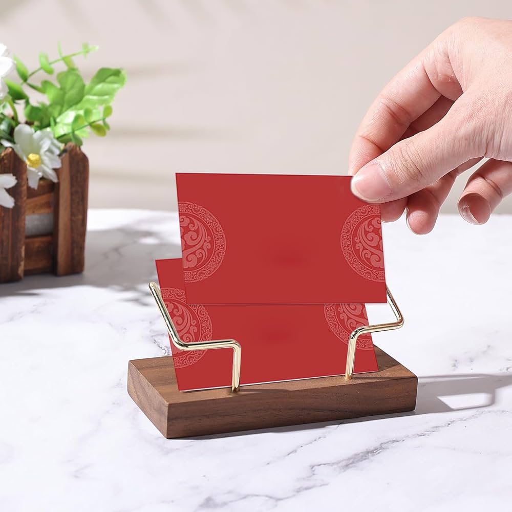 Support Mural Pour Cartes - Noir - Jusqu'à 10 Cartes Au Format 86 X 54