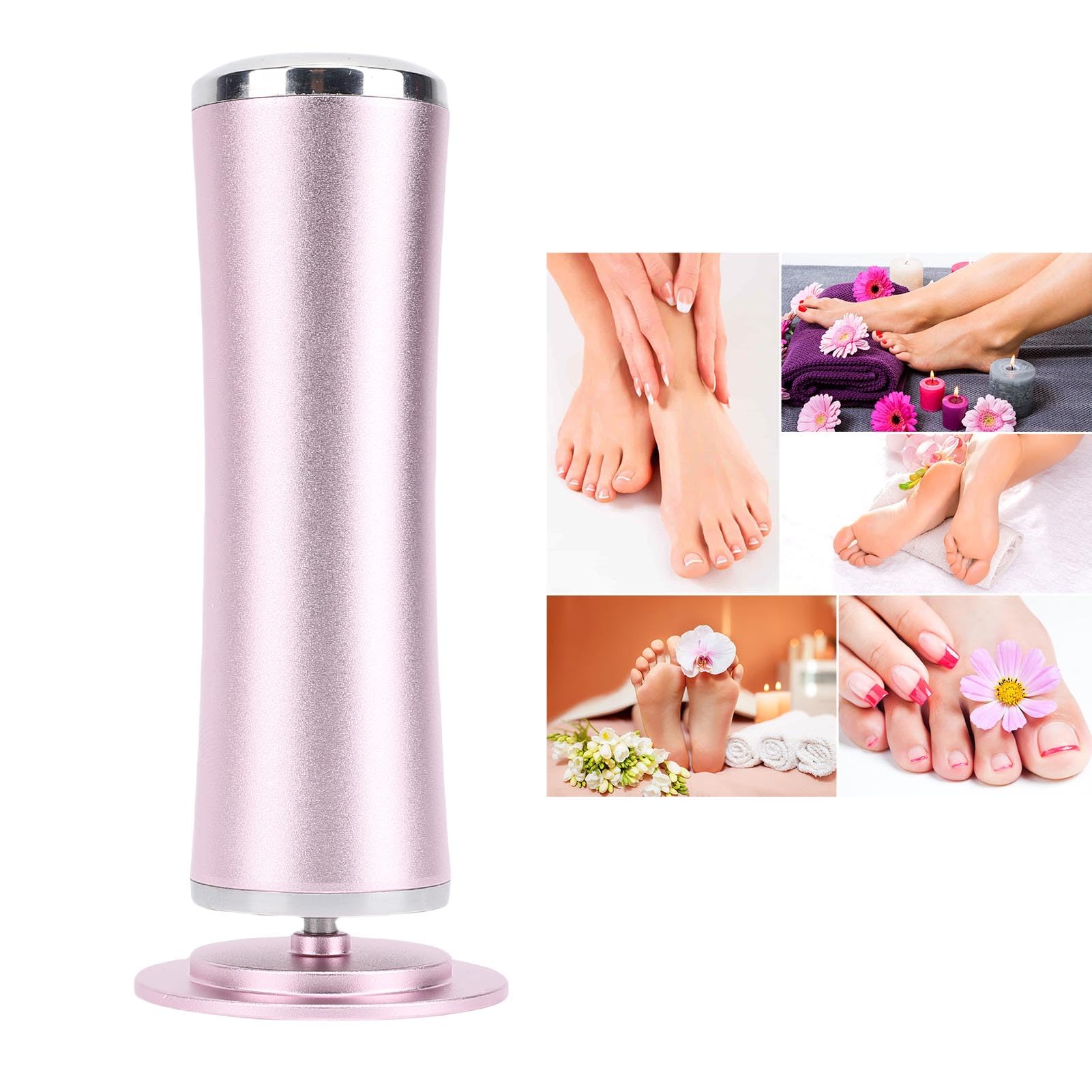 500RPM Electric Foot File Remover Callus: Profesional Pedicure Tool for Callus Remover - Feet File Grinder for Skin and Calluses with 60 Pcs Sandpaper Discs