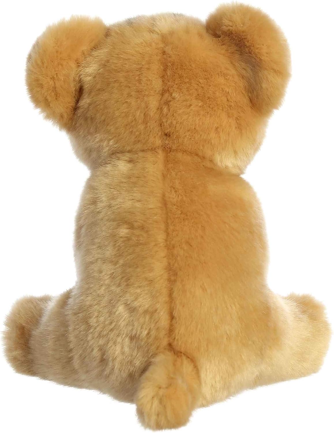 Aurora® Adorable Miyoni® Tots Lion Cub Stuffed Animal - Lifelike Details Make a Cherished Companion - Perfect for Decorating Bedrooms or Classrooms - Brown 7.5 Inches