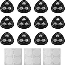 12 Pcs Self Adhesive Caster Wheels, Mini Appliance Rollers Countertop Sliders with Strong Sticky Base, for Coffee Maker Blender Mixer Air Fryer Kitchen Small Appliances Office Use