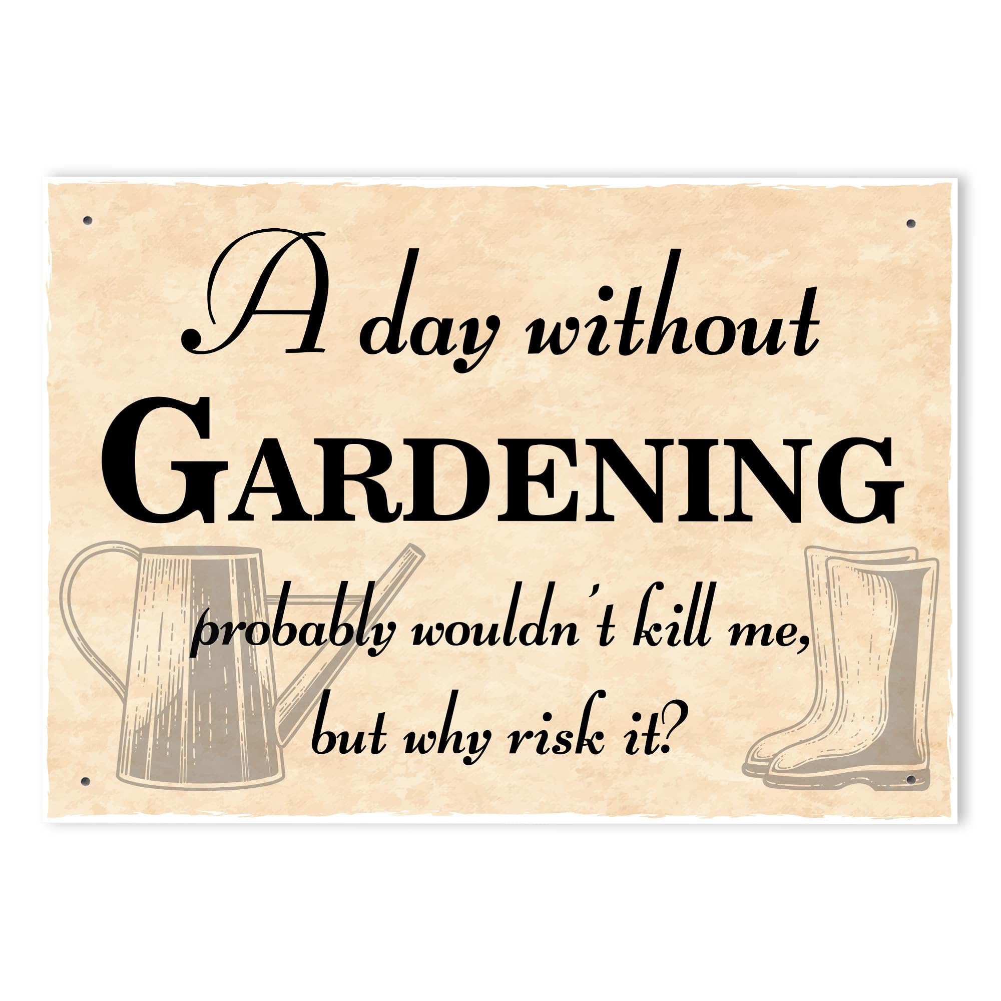 Red Ocean Garden Signs For Outdoors Funny Shed Sign Summerhouse Sign Gift For Mum Nan Auntie Friend Woman Outdoor Garden Sign Yard Sign Fence Sign