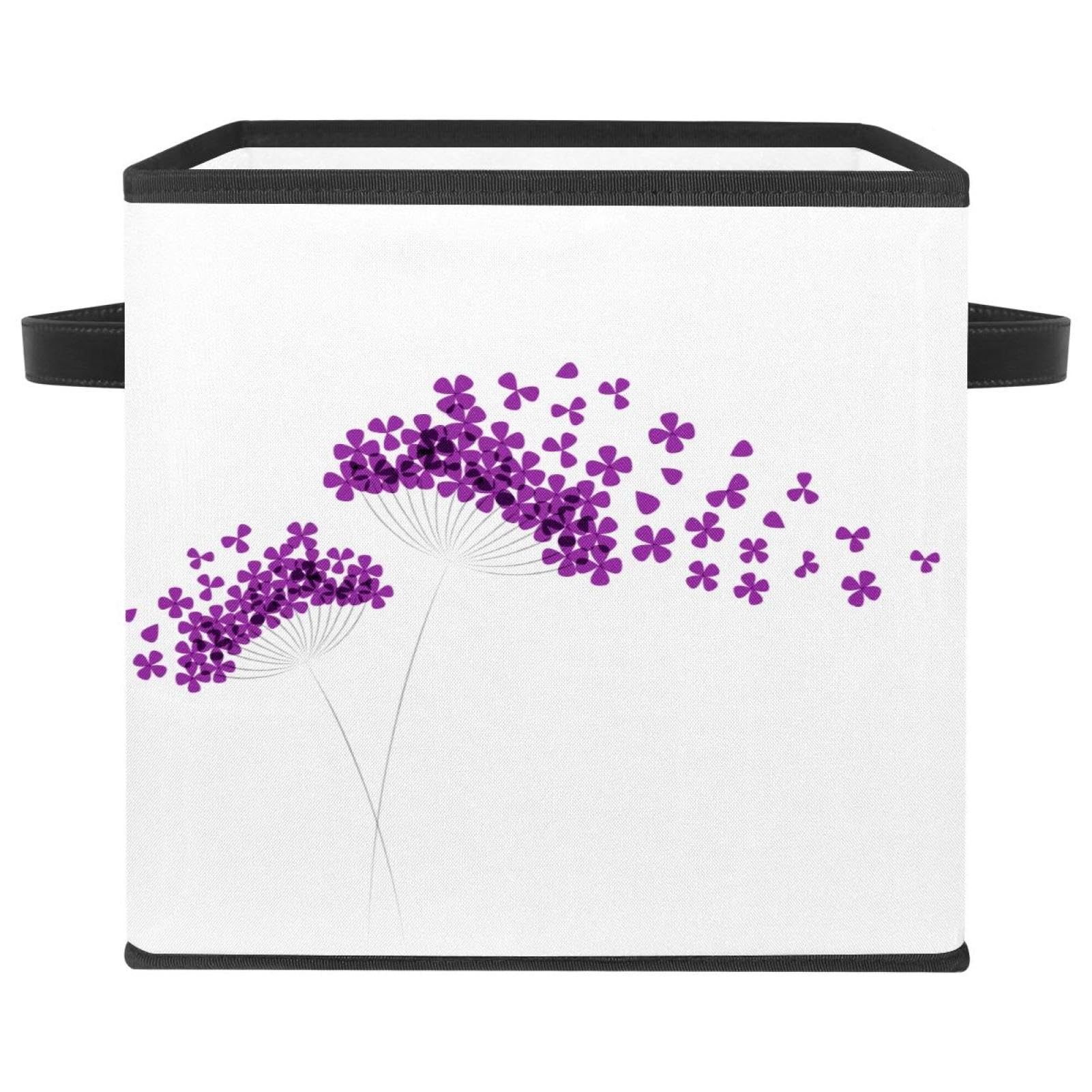 Boîte de rangement pliable en tissu cube pour jouets et vêtements