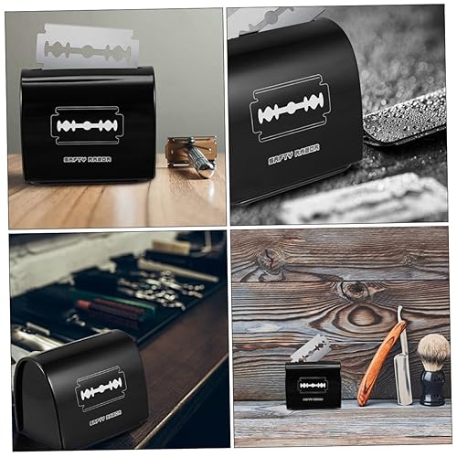 Miniatura 8 de TOYANDONA Caja de almacenamiento de cuchillas de afeitar de eliminación de cuchillas de afeitar estuche de rebanada de afeitar para hombres