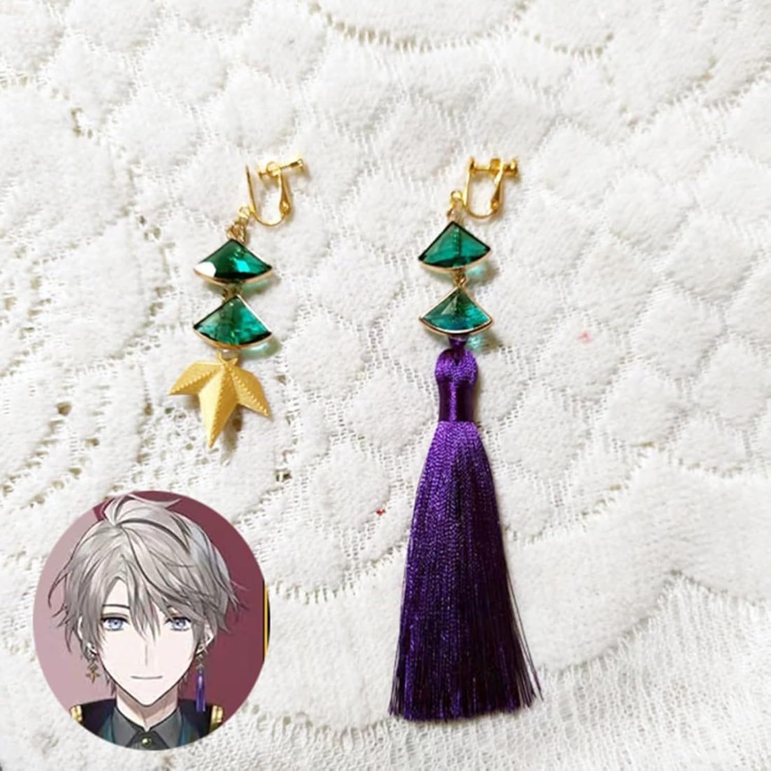 Amazon.co.jp: にじさんじ 甲斐田晴 イヤリング&ピアス コスプレ