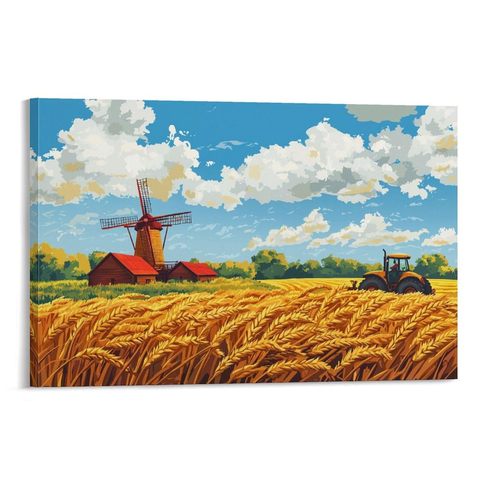 Impression sur toile tracteur de qualité supérieure déco murale - 6