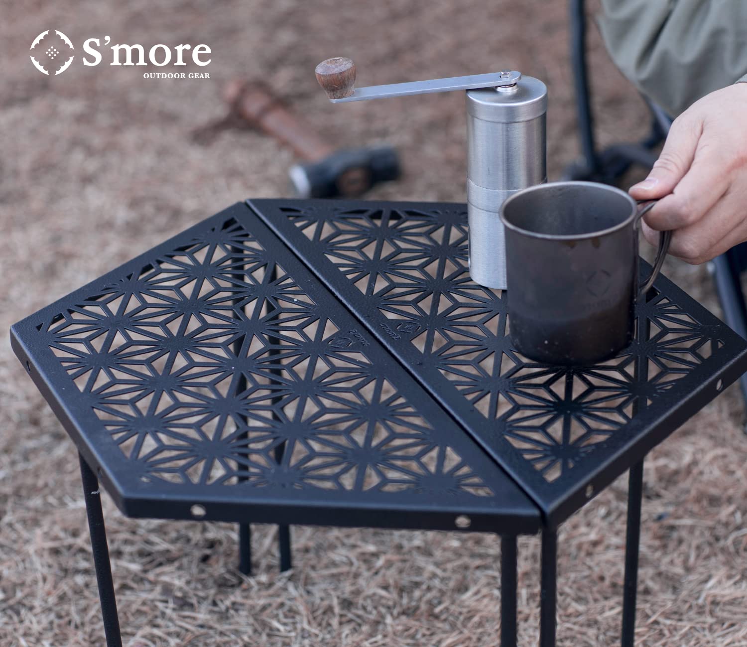 Amazon.co.jp: S'more アイアンテーブル ブラック 6個パック : DIY