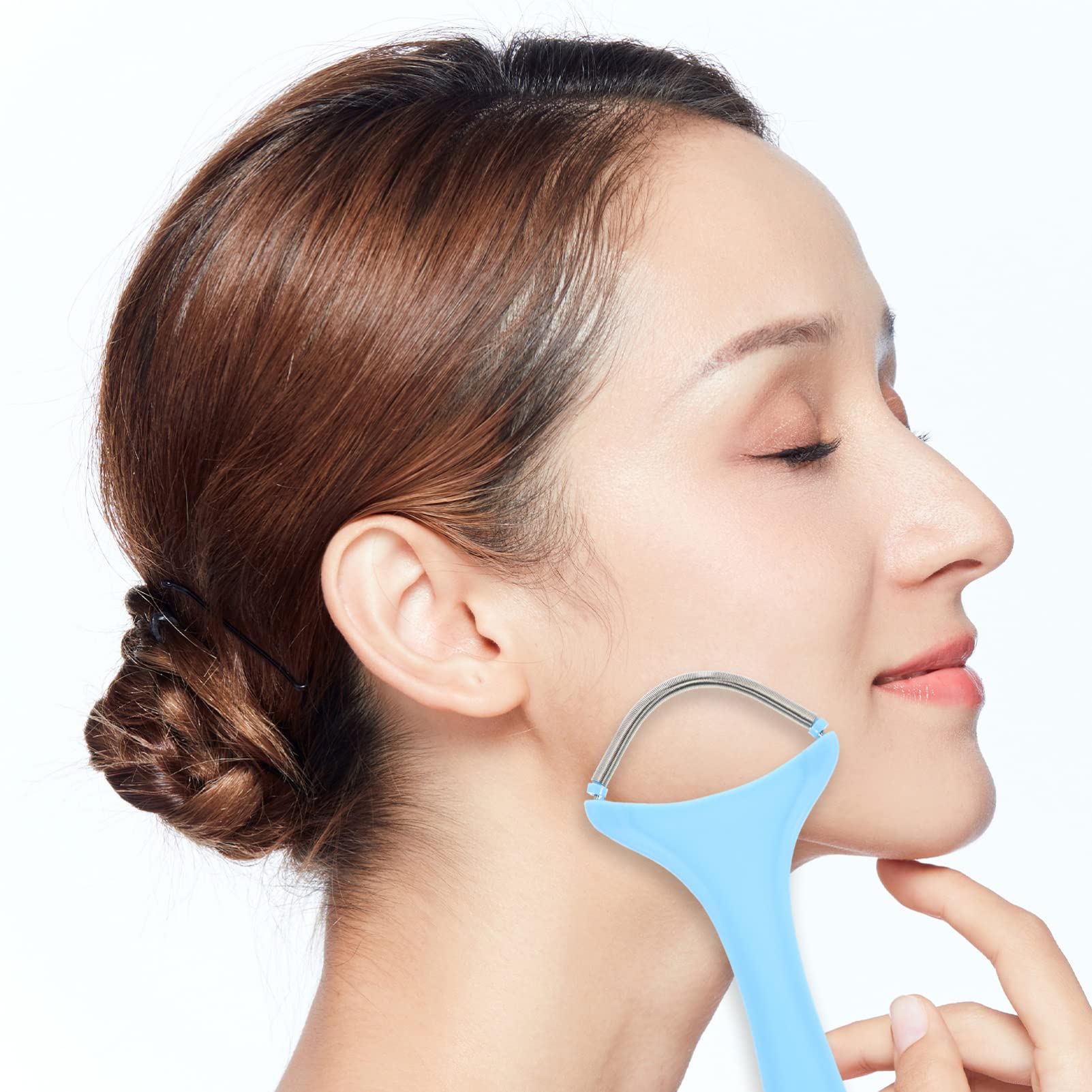 Healeved Facial Hair Remover Manual Hair Threader Spring for Women Random Color