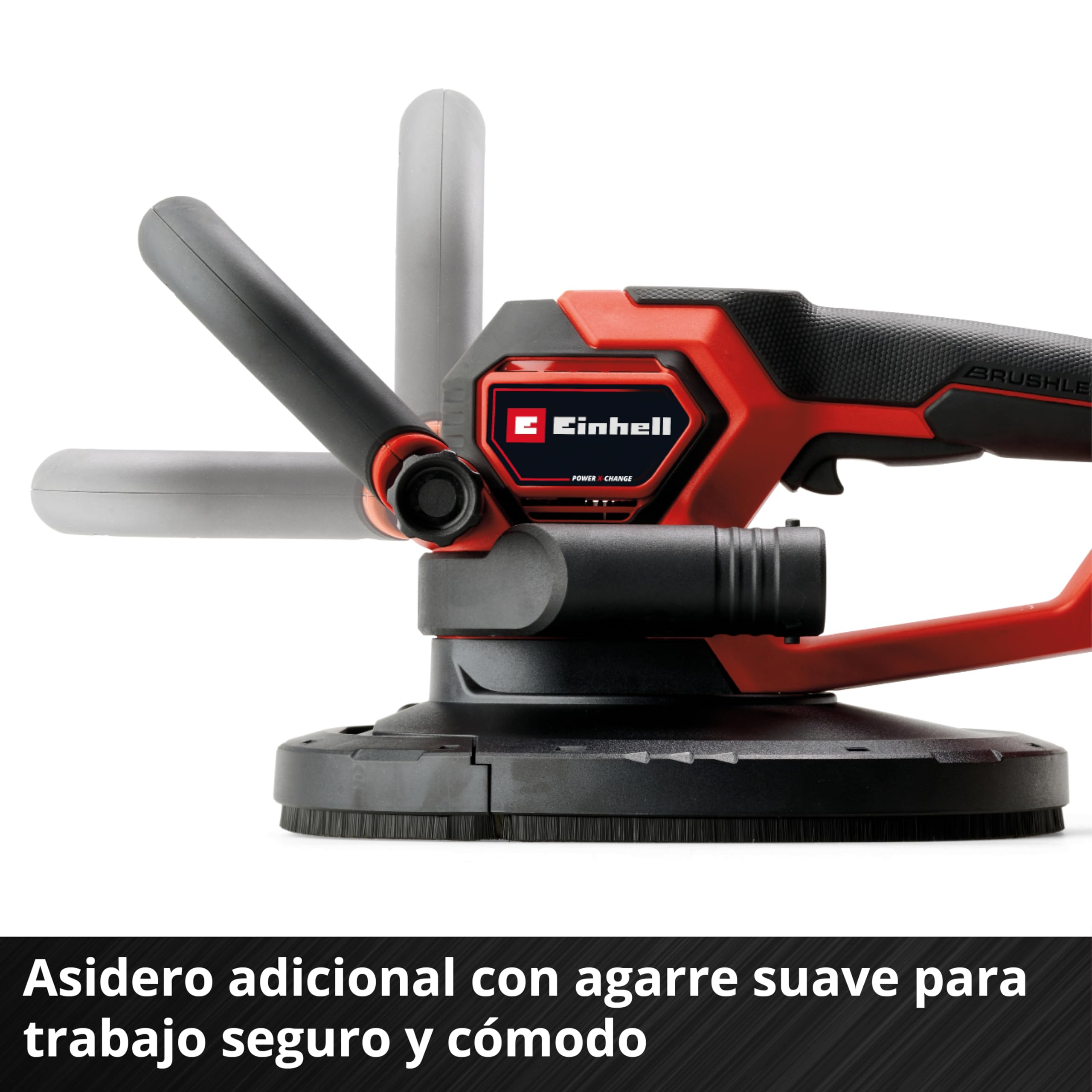 Einhell Professional Lijadora de construcción en seco con batería TP-DWS 18-225 Li BL Solo (18 V, sin escobillas, incl. 6 papeles de lijas de Ø 225 mm y 1 correa de rejilla, sin batería)