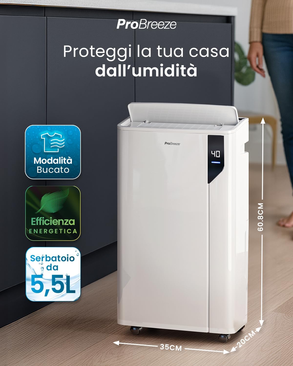 Modalità asciugatura innovativa