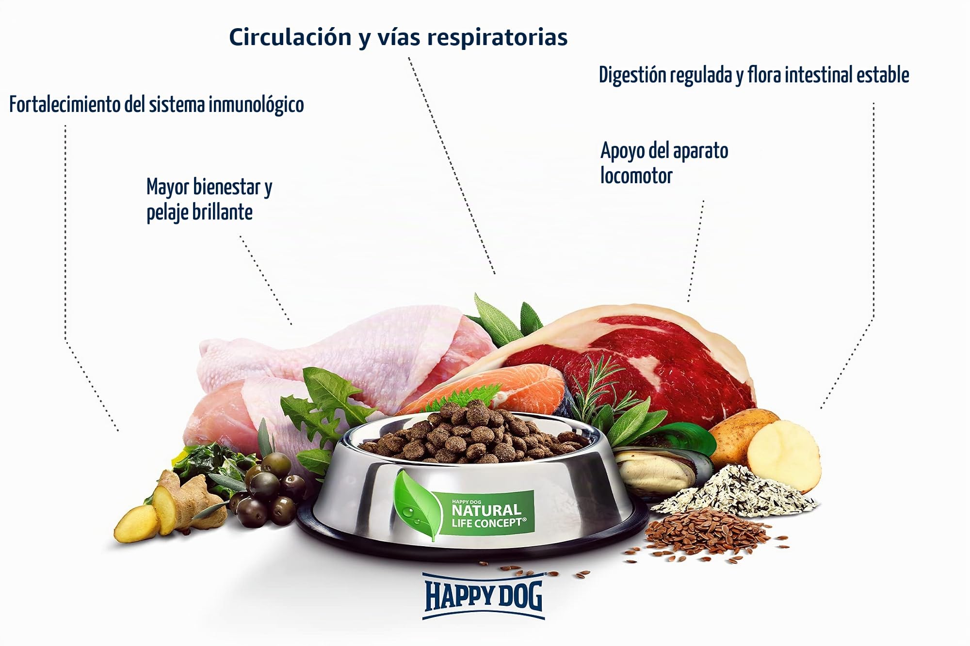 Happy Dog 60766 - Supreme fit & Vital Senior - alimento seco para Perros Mayores - 12 kg de Capacidad