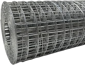 Stainless Steel 304 Welded Wire Mesh-23 inches x 10 feet 1 inch x1 inch Hardware Cloth