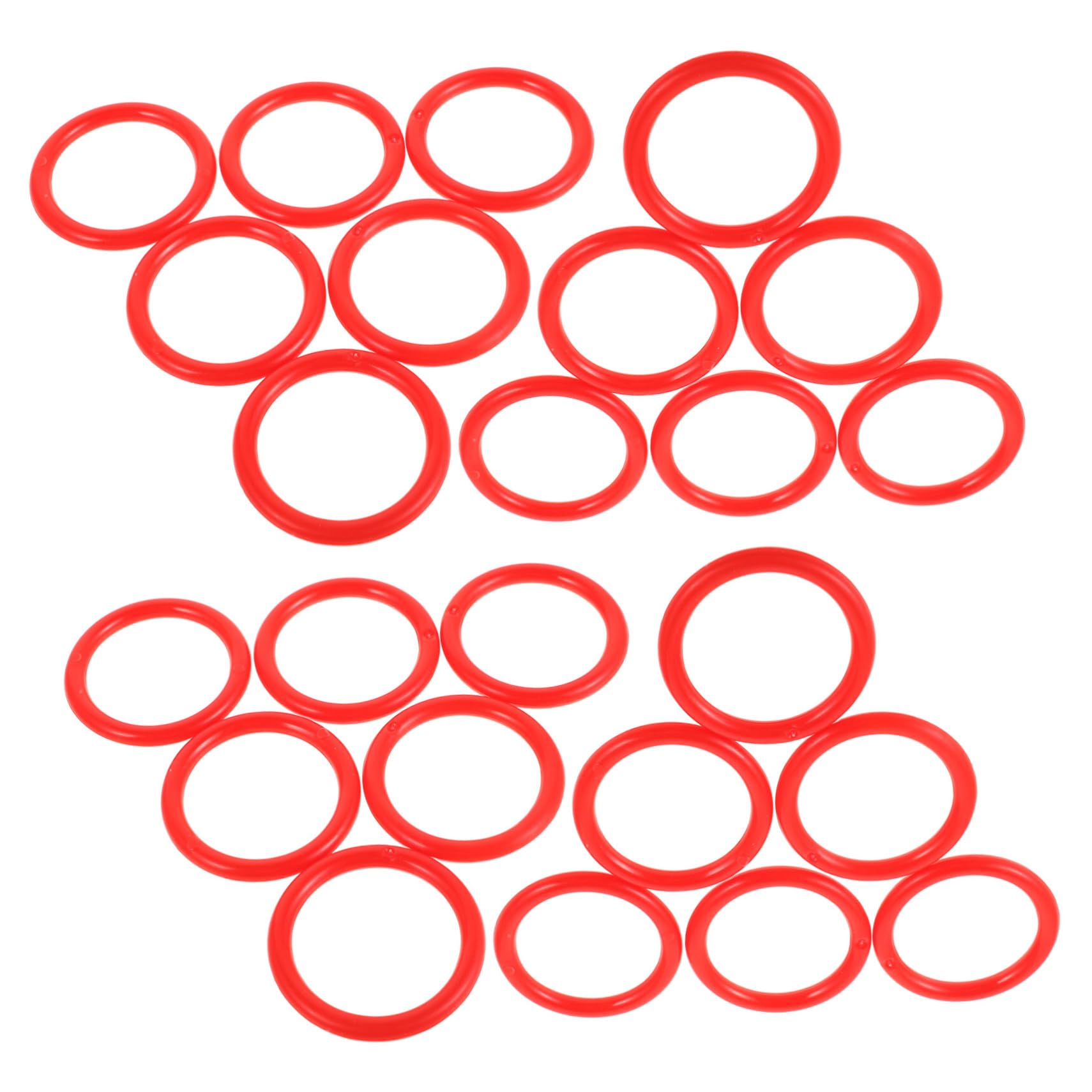 KESYOO 60pcs Plastic Toss Rings for Fun Target for Parties and Family Gatherings Enhance Coordination and Brightly Colored for All Ages