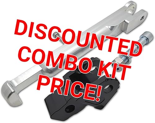 Miniatura 2 de Compatible con Versys 650 2015 y más con soporte ajustable y kit combinado de descuento de enlaces de bajada